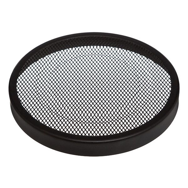 Jja zicana okrugla tacna mayaj 16,4x2cm metal crna