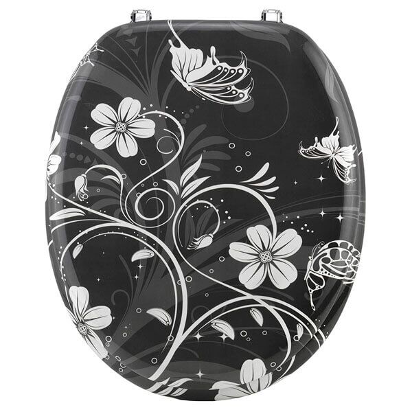 Daska za WC White Flower lakirani medijapan KSD532