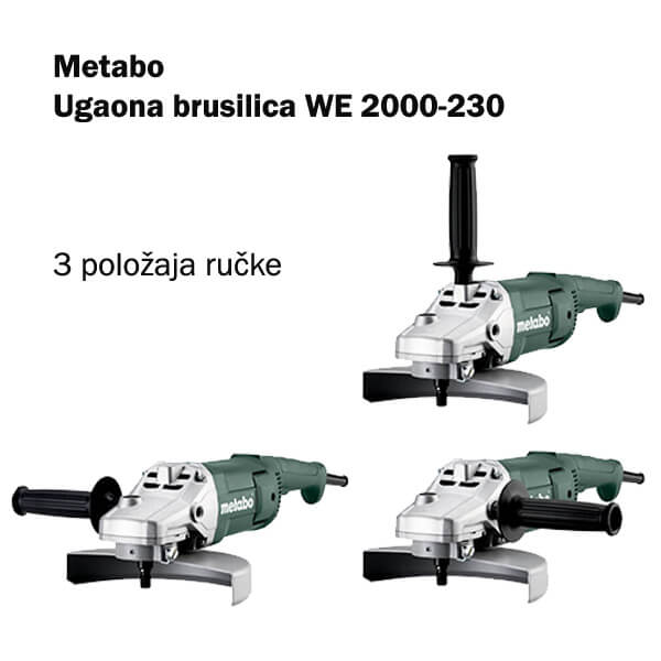 Metabo ugaona brusilica WE 2000-230 606432000 - Image 2