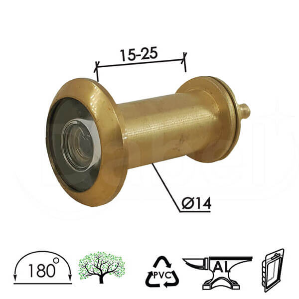 Špijunka SP4033 Ms Fi14/15-25mm/180 stepeni 0105001