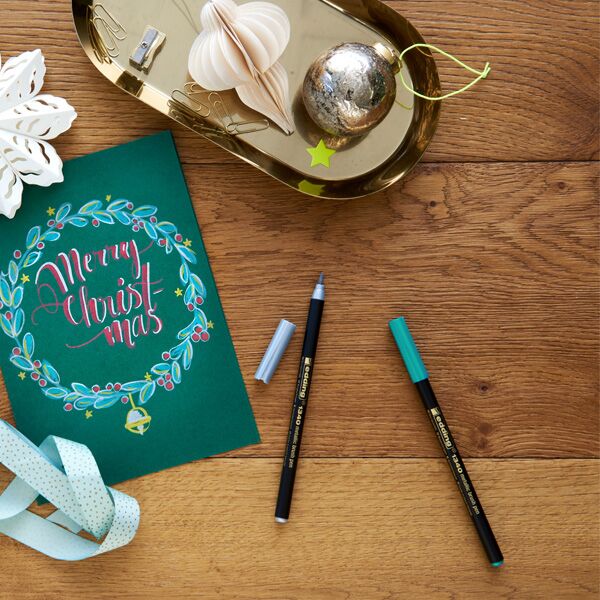 Brush flomasteri E-1340 1-3mm više boja