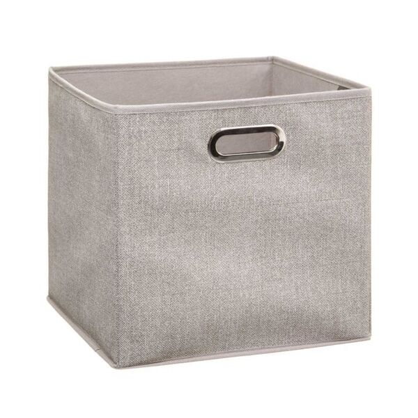 Five kutija za odlaganje 31x31x31cm karton/PP/metal svetlo siva (138885G)