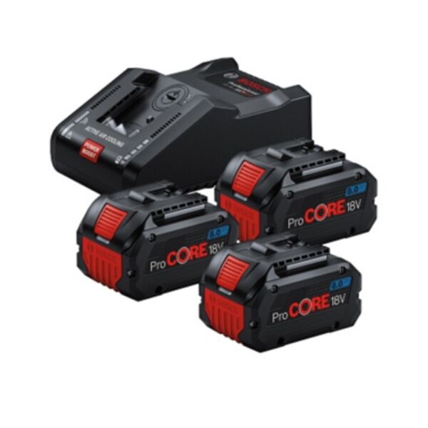 Bosch Set baterija 3x18V 8,0Ah ProCORE + punjač GAL 18V-160 (0615A5004Y)
