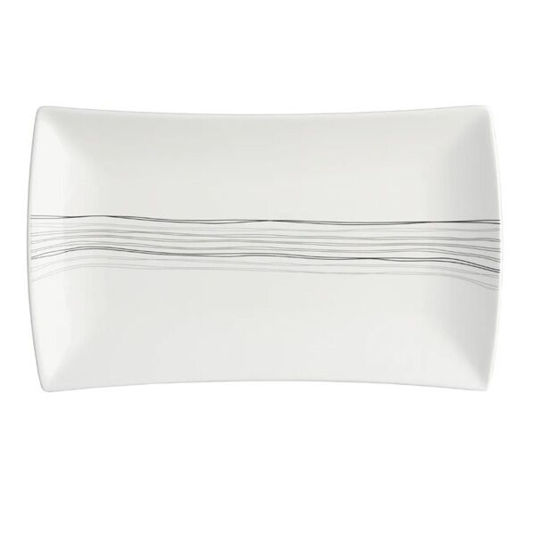 Tanjir za posluživanje 25.5x15.5 porcelan (101887A)