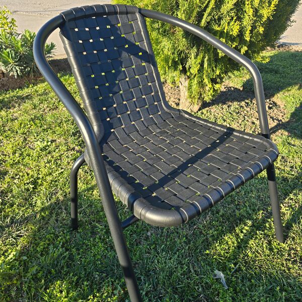 Baštenska stolica Andry crna (KJF3647C) - Image 2