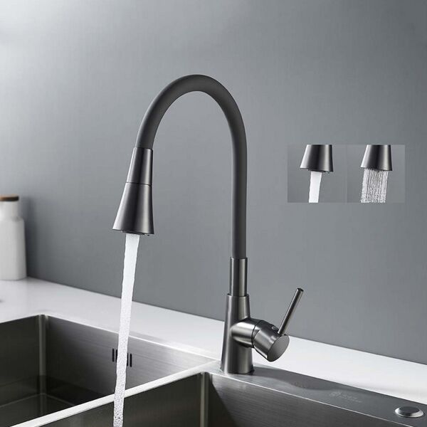 Slavina za sudoperu Havana cink mesing gun grey (7108223HAVANAGG) - Image 2