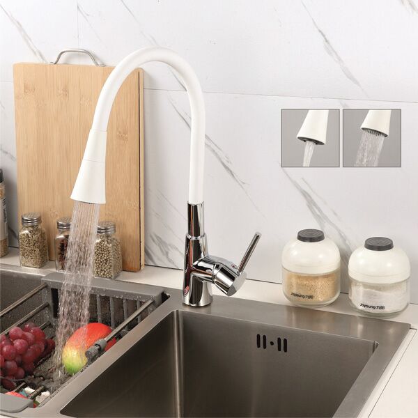 Slavina za sudoperu Havana cink mesing hrom bela (7108223HAVANAWHITE) - Image 3