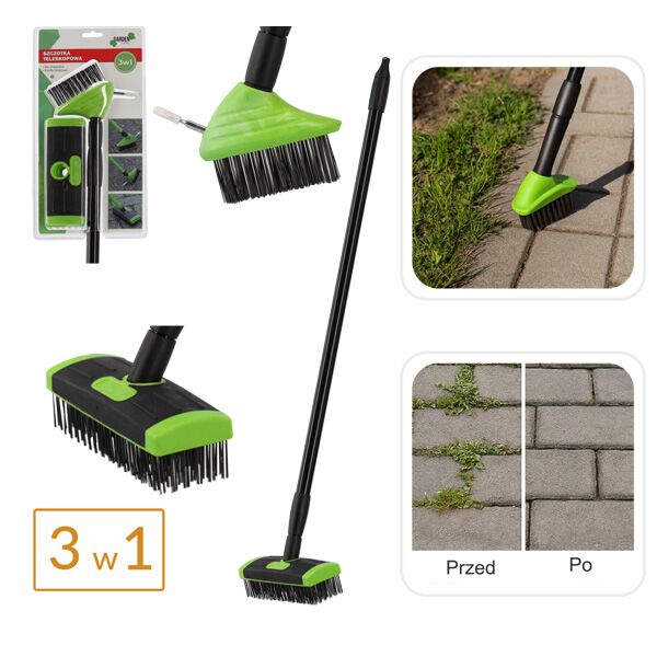 Četka za korov/betonsku galanteriju 3u1 (EDA9043) - Image 2