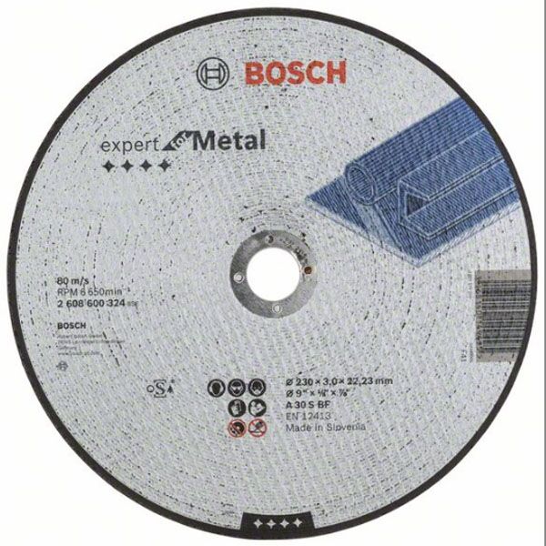 Bosch rezna ploča ravna 230x22,23x3,0mm 2608600324