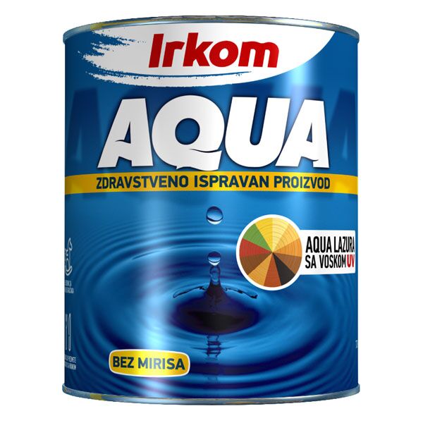 Irkom AQUA Lazura UV 700ml više boja