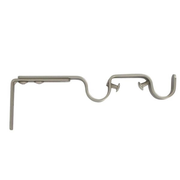 Luance nosač na izvlačenje otvoren dupli D20 X 2 srebrna (722593)