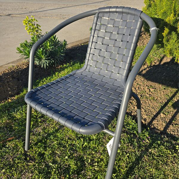 Baštenska stolica Andry siva (KJF3647S) - Image 2