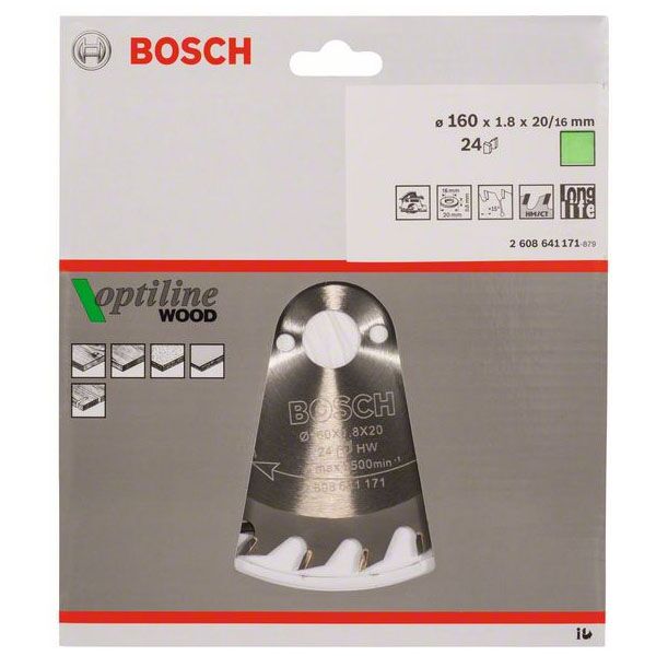 Bosch list kružne testere 160 x 20/ x 18 mm 2608641171 - Image 2