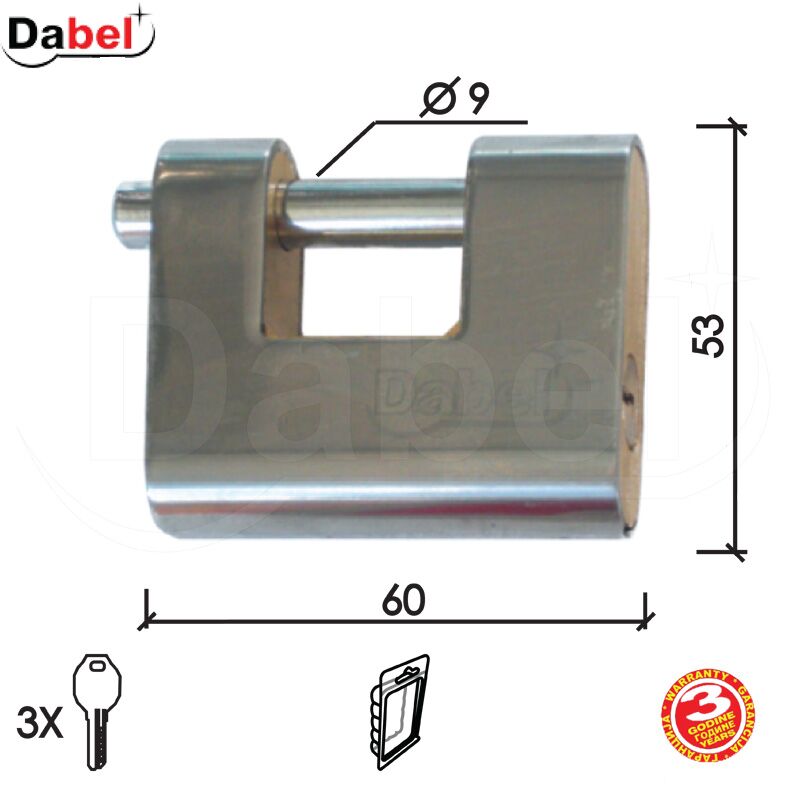 Katanac KA2037K Hr 60x53/fi9mm 3K DBP1 0106124