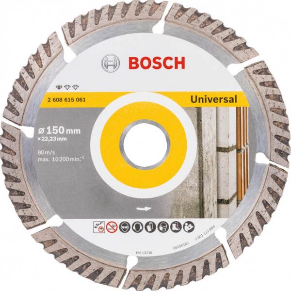 Bosch dijamantska ploča 150x22.23x2.4x10mm 2608615061