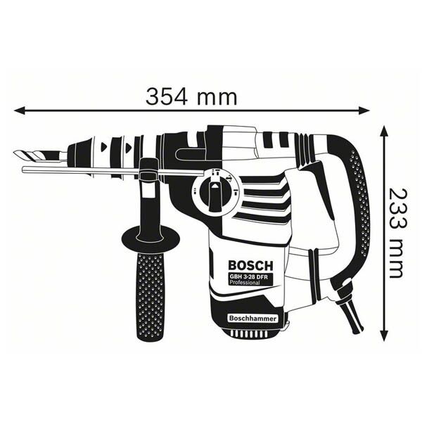 Bosch GBH 3-28 DRE SDS Plus prihvat el.pneum. čekić bušilica 061123A000 - Image 2