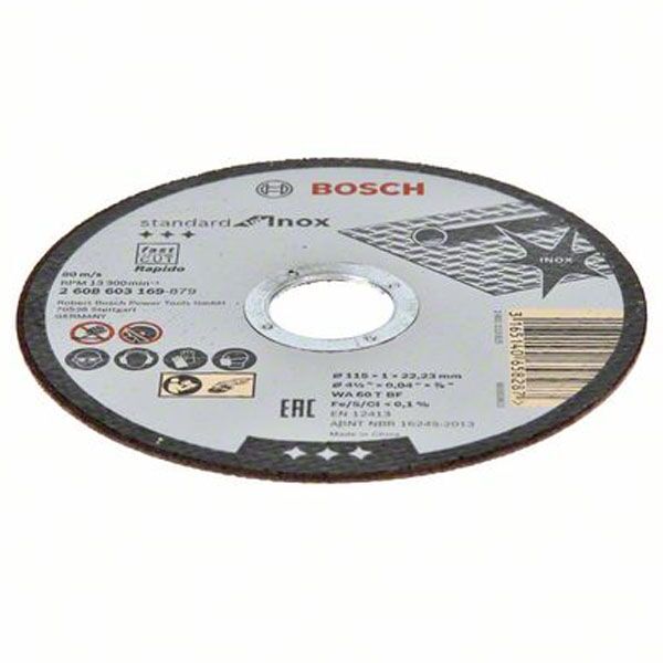 Bosch rezna ploča ravna 115x22,23x1,0mm 2608603169