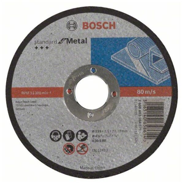 Bosch rezna ploča ravna 115x22,23x2,5mm 2608603164