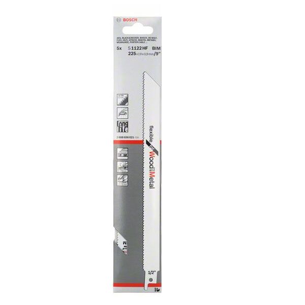 Bosch list testere S 1122 HF za drvo i metal 2608656021 - Image 2
