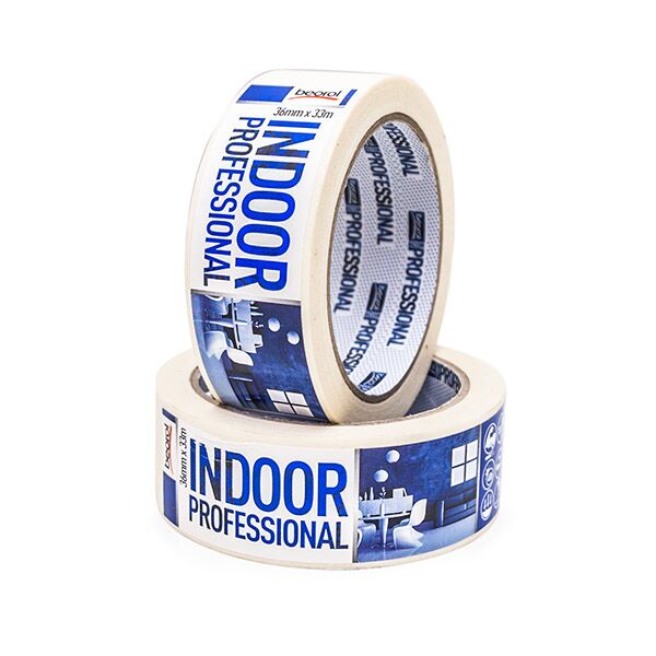 Krep traka Indoor Professional, 36mm x 33m, 70ᵒC BK36 - Image 3