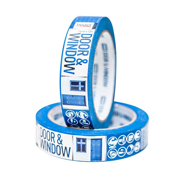 Krep traka za zaštitu vrata i prozora 24mm x 33m, 80ᵒC DK24 - Image 2
