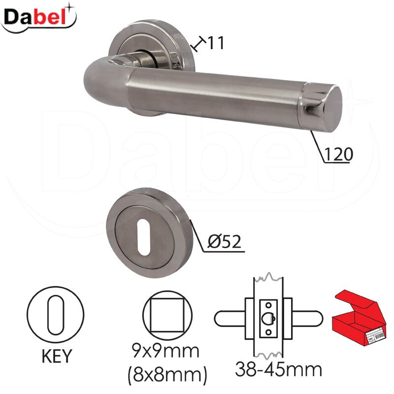 Kvaka rozeta BEOGRAD ∅52/11/120/8/9mm .Klj DBP2 3398091