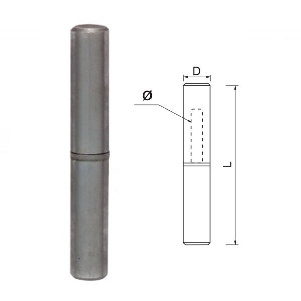 Šarka bravarska za vrata SP3 Ne fi16x80/9,8x20mm DP0 0102214 - Image 2