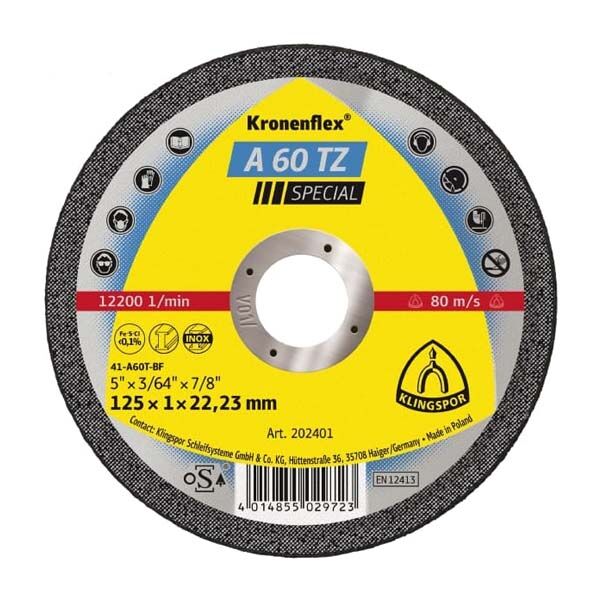 Klingspor rezna ploča 115 x 1 x 22,23 mm A 60 TZ Special