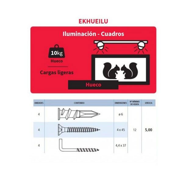 Easykit pribor za montažu na gips (EKHUEILU) - Image 2