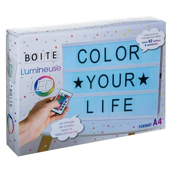 Led kutija 30x4.5x22cm crno bela 150684 - Image 6