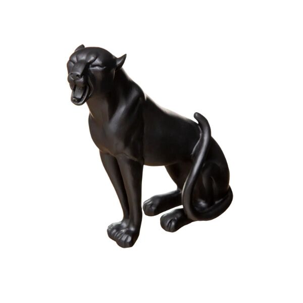 Dek. leopard 19,5x6x19,5 crni (187929)