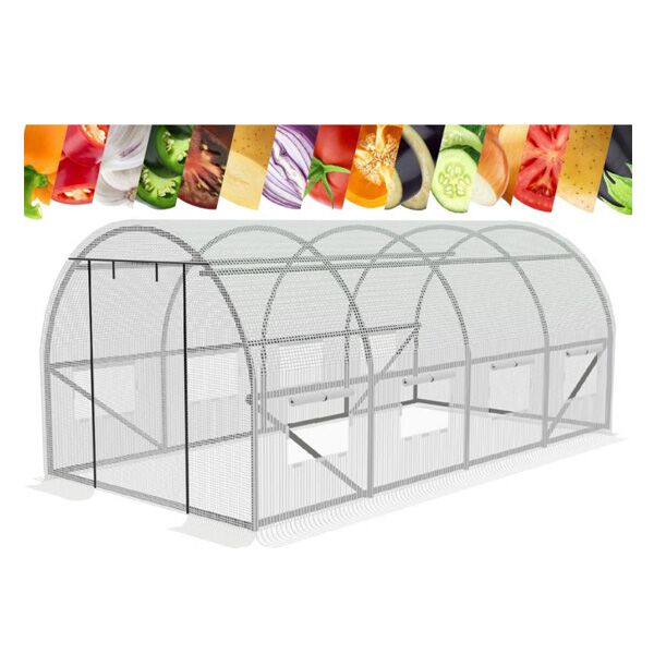 Plastenik beli 4x2,5x2 m (TUN5590) - Image 3