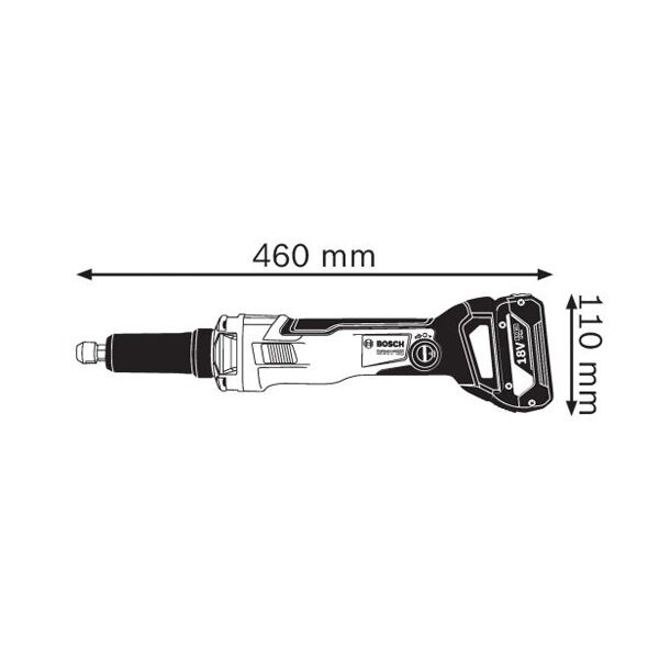 Bosch aku ravna brusilica GGS 18V-23 LC Solo (0601229100) - Image 2
