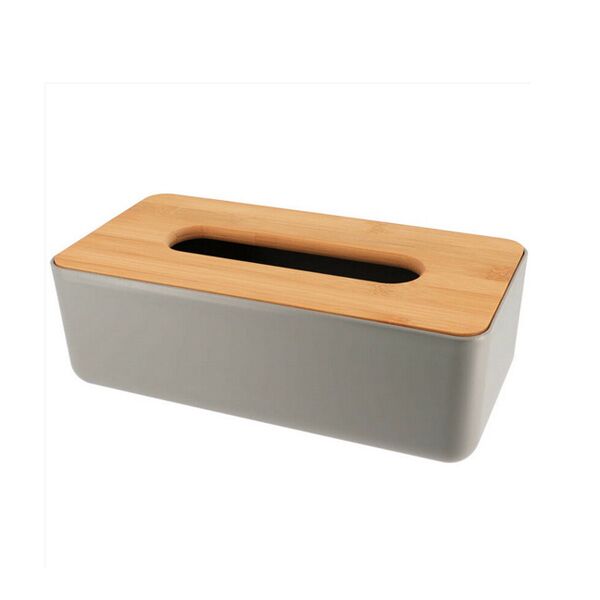 Kutija za maramice PS bambus siva (6724260)