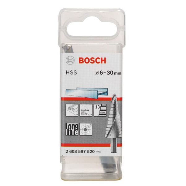 Bosch HSS stepenasta burgija 13 stepeni 6-30mm (2608597520) - Image 2