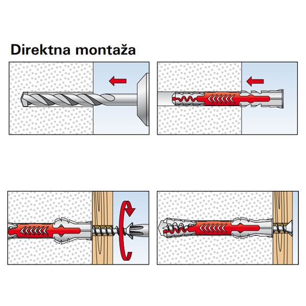 Fischer Duopower (Ø5-Ø14) tipl za sve građevinske materijale - Image 2