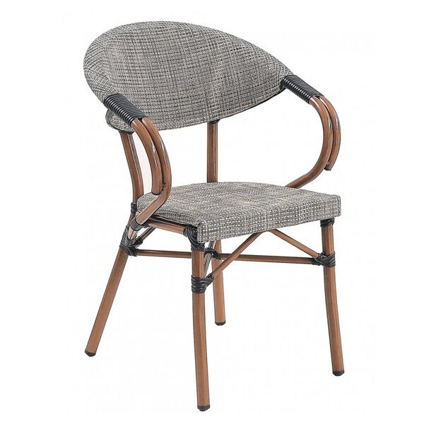 Baštenska stolica Lazarus siva (KJF011)