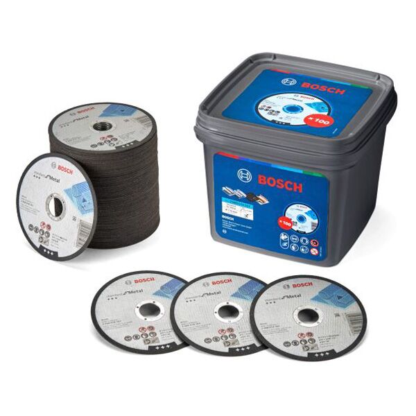 Bosch pakovanje 100kom reznih ploča, ravna 115x22,23x1mm (061599765H)