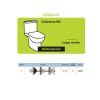 Easykit pribor za montažu WC šolje (EKMULCIS) - Image 2