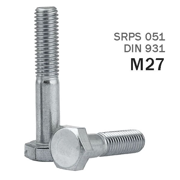 VIJAK SRPS 051 M27 (DIN 931)
