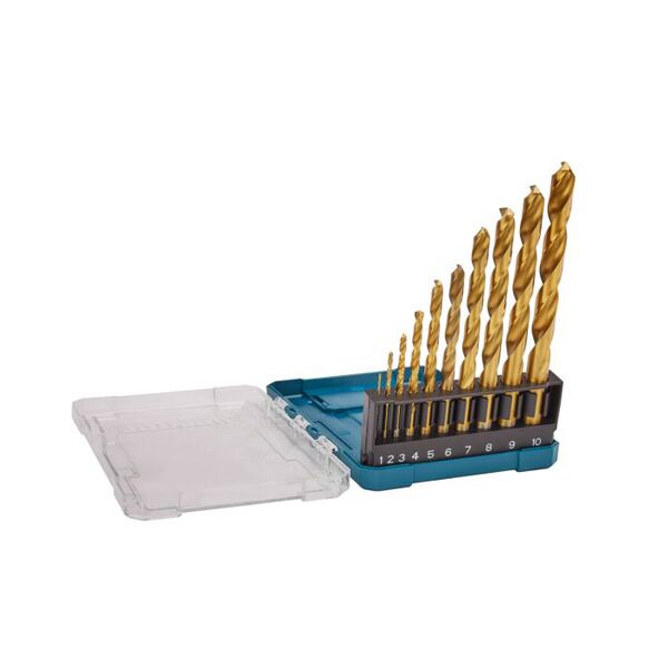 Makita 10-delni set HSS-TiN Economy burgija za metal (D72849) - Image 2