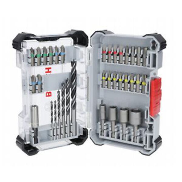 Bosch 35-delni komplet HSS burgija i nastavaka za odvrtače Extra Hard PH PZ SL H T (2607017725)