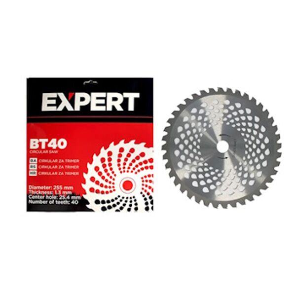 Expert Nož rezni disk cirkular za trimer 255x25.4x1.3mm 40z BT40 (67777)