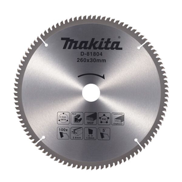 Makita List testere 260x30 100z Multi (D81804)