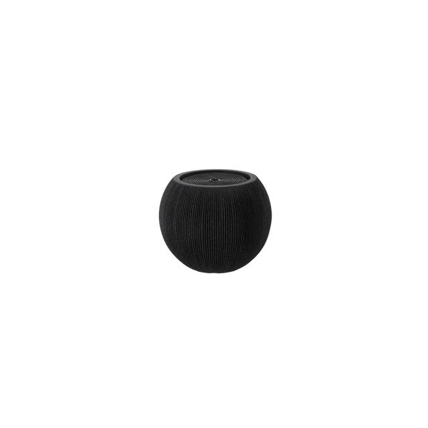 Baštenska plastična fontana LED 53 x 53 x 41,5 cm okrugla crna (FON5429)