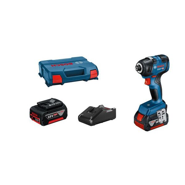 Bosch aku udarni odvrtač GDR 18V 200 2x4.0Ah + kofer (06019J2107)