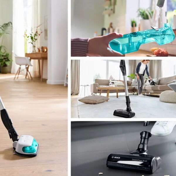 Bosch Aku usisivač i mop 2u1 Unlimited 7 ProHygienic Aqua Bela (BCS 71HYG1) - Image 6