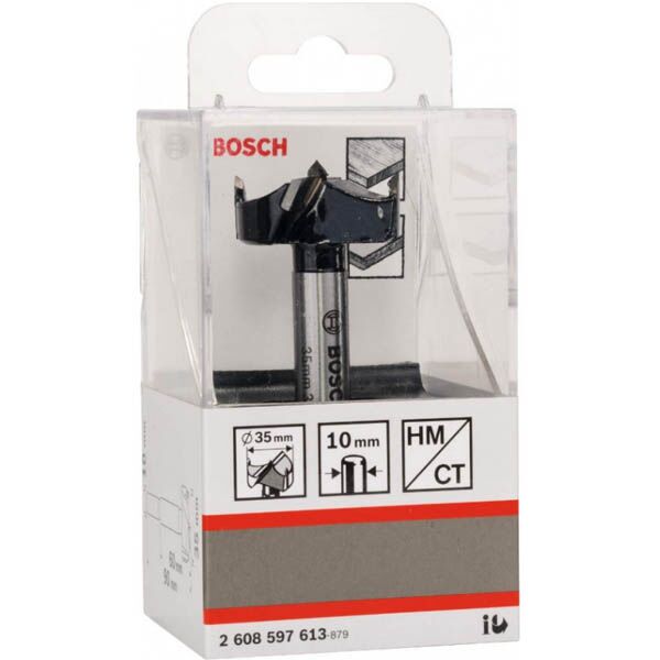 Bosch burgija za šarke, tvrdi metal 35x90 mm d10mm 2608597613 - Image 2