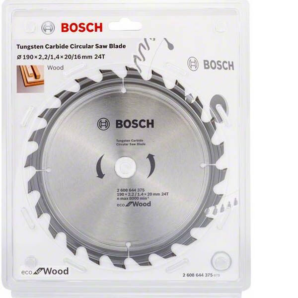 Bosch kružna testera EC WO H 190 x 20-24 2608644375 - Image 2