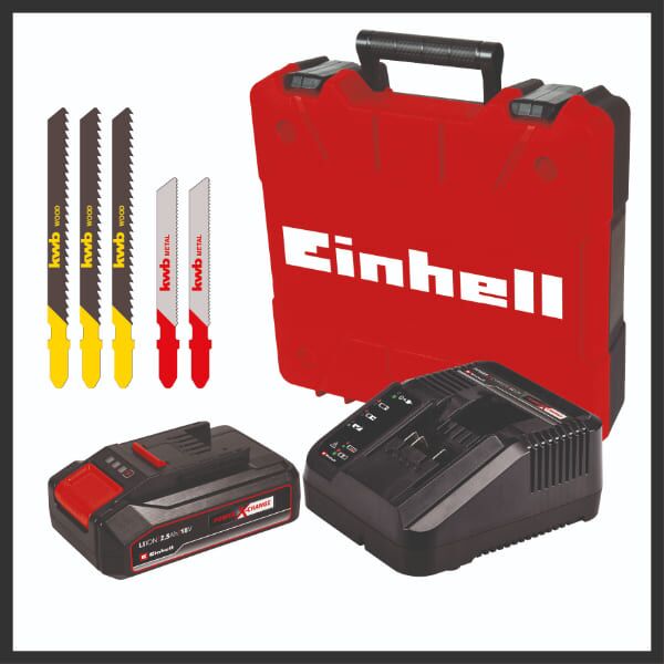 Einhell TC-JS 18 LI (1X2.5AH) Aku ubodna testera set (4321228) - Image 5